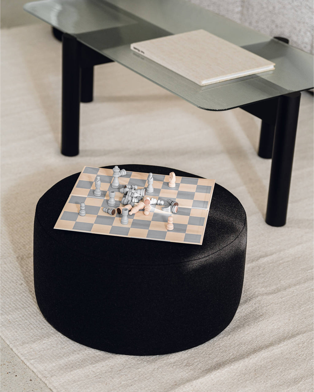 Folk Pouf - low - nooma