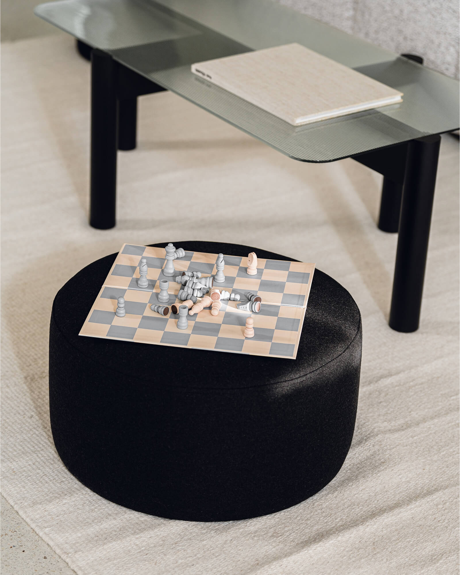Folk Pouf - low - nooma