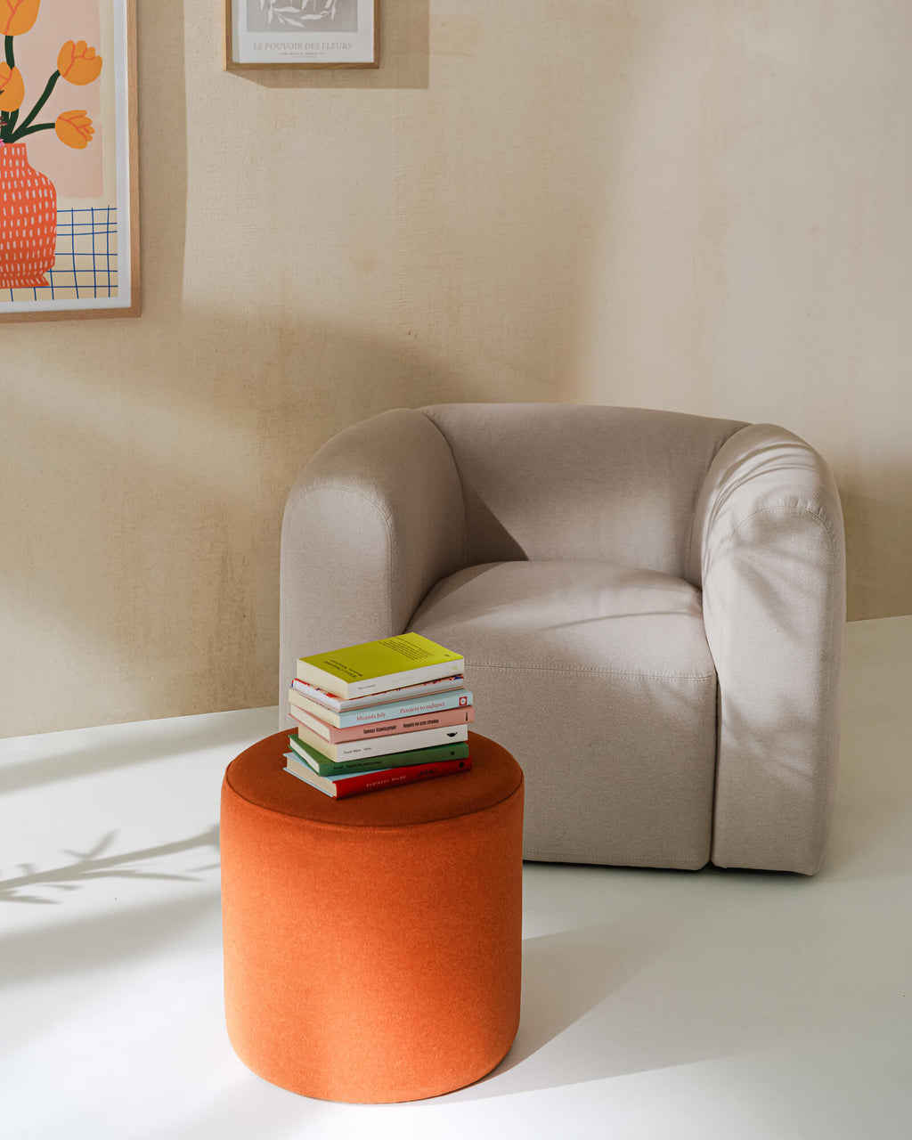 Folk Pouf - tall - nooma