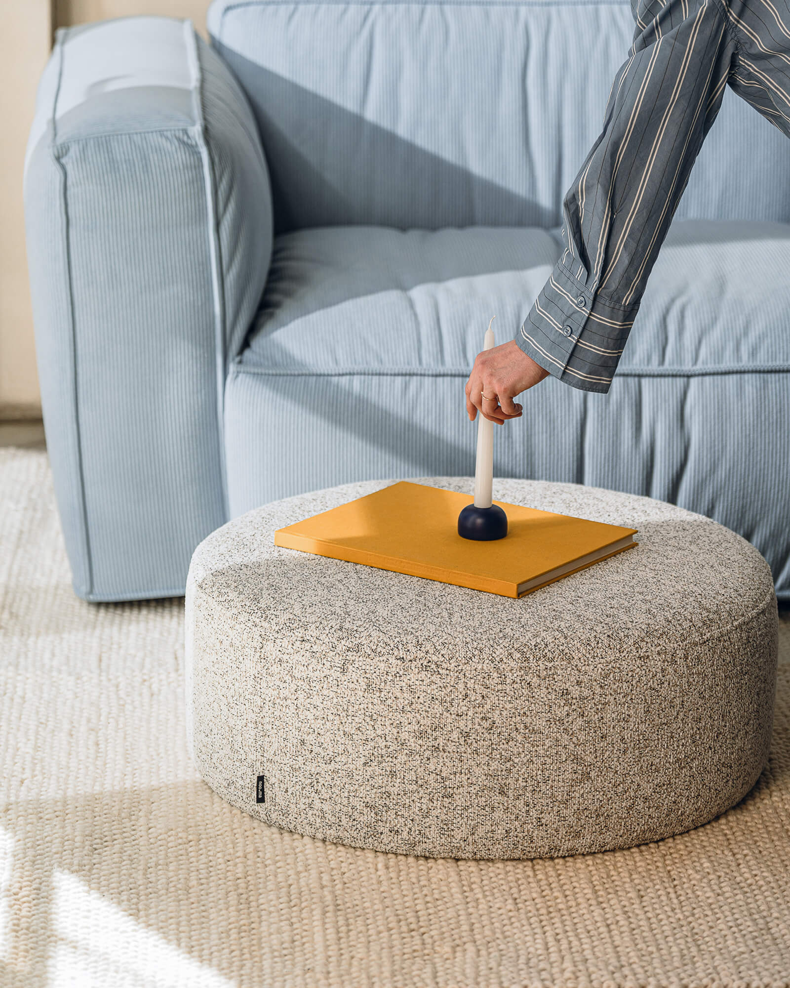 Folk Pouf - wide - nooma
