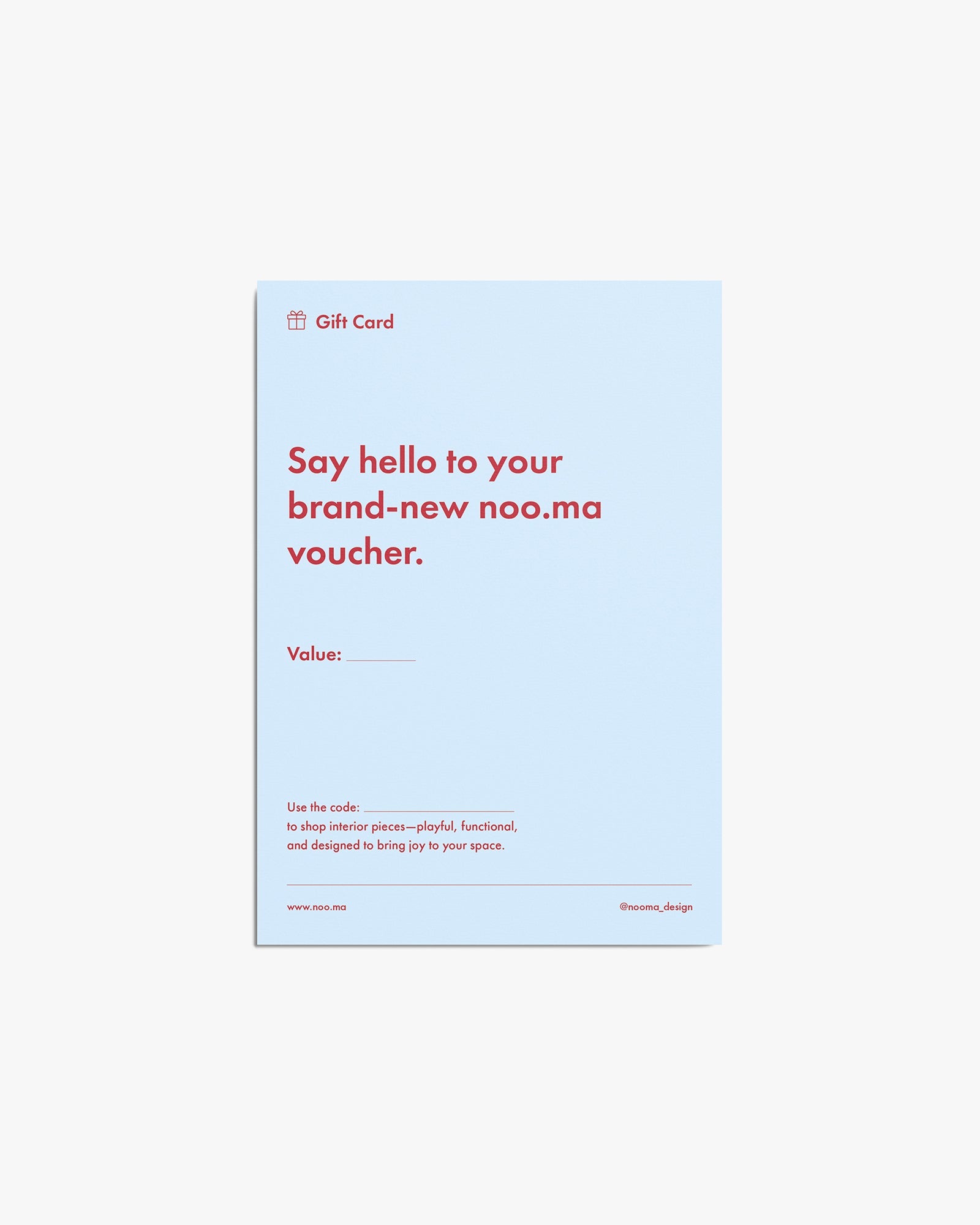 Gift Card - nooma