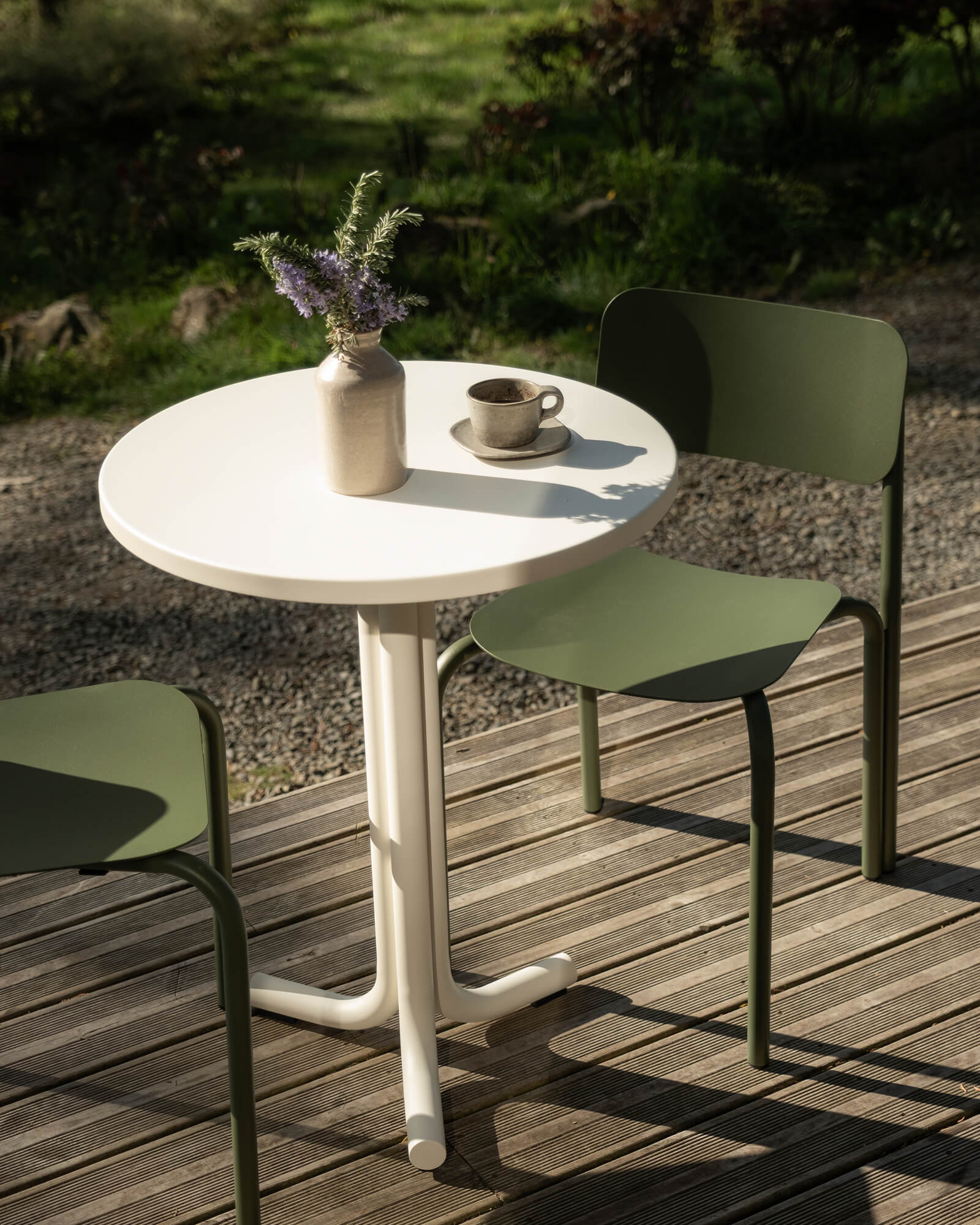 Nokk Café Table & 2x Kei Chair Bundle - nooma