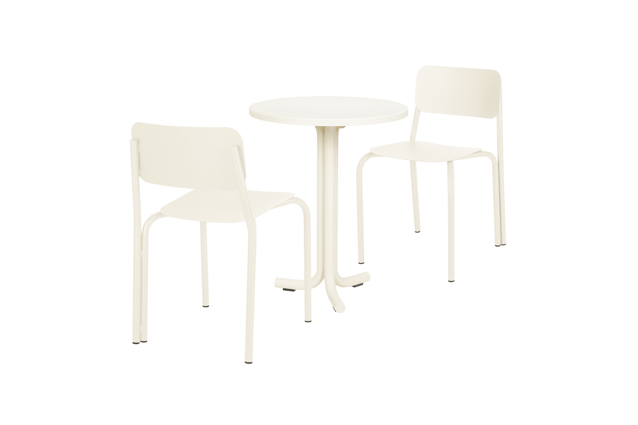 Nokk Café Table & 2x Kei Chair Bundle - nooma