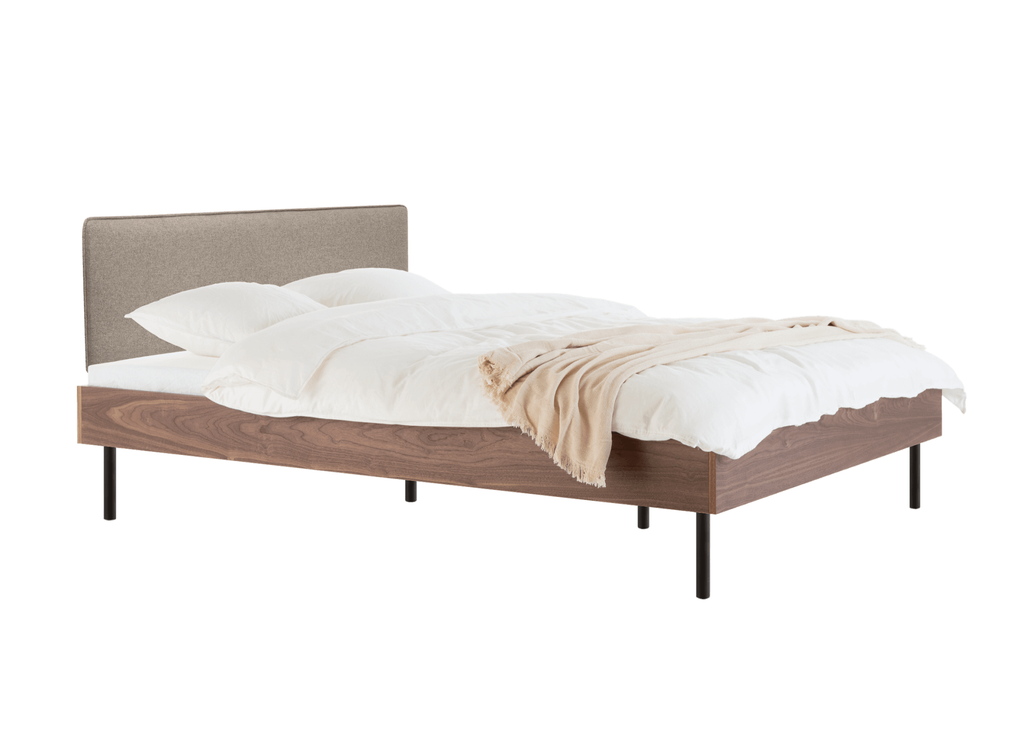 Streiko Bed Walnut - nooma
