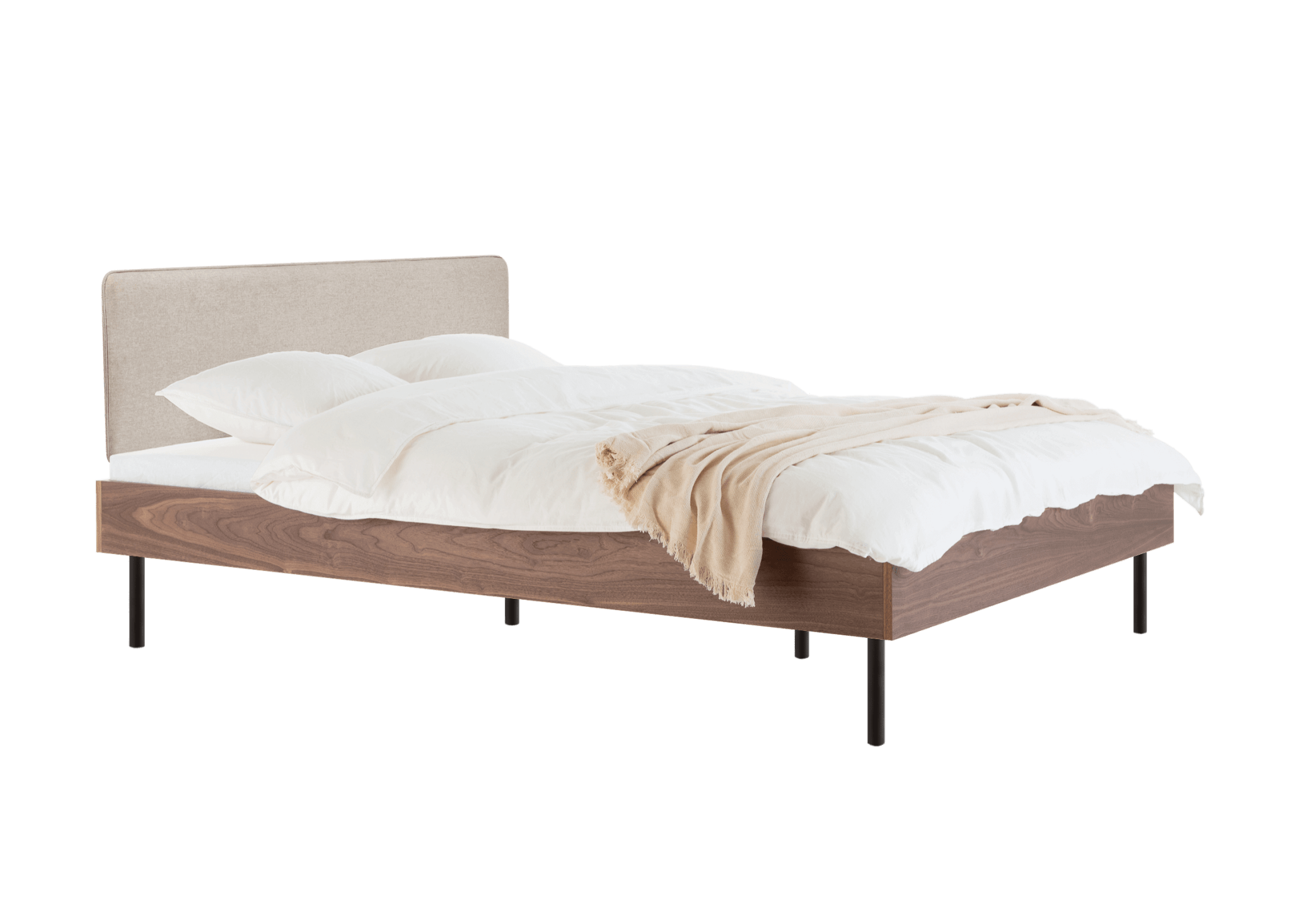 Streiko Bed Walnut - nooma
